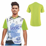 Mens Isla V-Neck Interlock Sublimation T-shirt