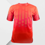 Mens Colour Splash with fc crew neck T-shirt