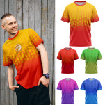 Mens Birdseye Colour Splash Crew Neck + FC