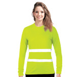 Ladies Flouro Long Sleeve Crew Neck with A7 DTF