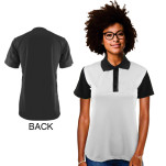 Ladies Tokyo Golf Shirt with spot sublimation