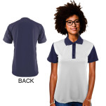 Ladies Tokyo Golf Shirt with spot sublimation