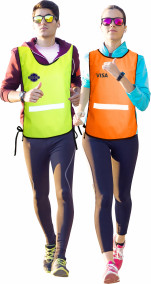 Reflective Vest with 1 Col Print