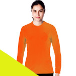 Ladies Raye Long Sleeve crew neck shirt 1 col