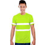 Mens Jesny Crew Neck Tshirt Reflective with A7 DTF