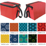 6 Can cooler with Shweshwe Flap