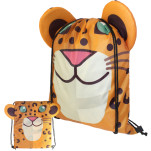 Cheetah Drawsting Bag with subliamtion