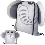 Elephant Drawstring Bag with sublimation print