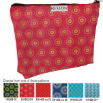 Shweshwe Journey Cosmetic Bag with fc tag