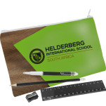 Recycled Sublimated PET Stationery Set -15CM