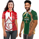 Unisex Raglan S Sleeve Birdseye Golf Shirt FC-