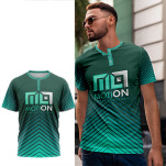 Mens Henley Interlock Short Sleeve with FC