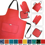 Shweshwe Melony Kitchen Set with FC Tag