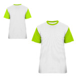 Mens Birch Birdseye Crew-Neck+1 Col Print