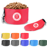 Folding Dog Bowl with 1 col print 