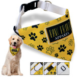 Dog Bandana with collar FC Print -Medium