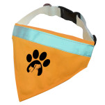 High Vis Dog Bandana with Collar 1 Col print M
