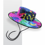 Round Bucket Hat with FC print