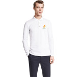 Mens Harlow Birdseye Golf Shirt with 1 col