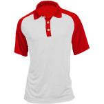 Unisex Aidan Raglan Golf Shirt with 1 col