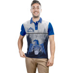 Mens Koa Polyester Birdseye Golf Shirt with FC