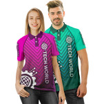 Unisex Abner Raglan Interlock Golf Shirt wt FC