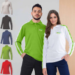 Ladies Logan Long sleeve Golf Shirt with Tape