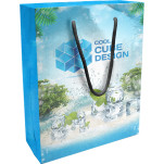 Saffron Gloss Gift Bag with FC on 1 side 