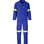 Trade Polycotton Conti Suit - Reflective Arms & Legs - Yellow Tape