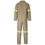 Trade Polycotton Conti Suit - Reflective Arms & Legs - Yellow Tape