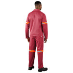 Trade Polycotton Conti Suit - Reflective Arms & Legs - Orange Tape