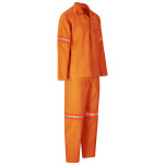 Trade Polycotton Conti Suit - Reflective Arms & Legs - Orange Tape