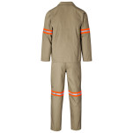 Trade Polycotton Conti Suit - Reflective Arms & Legs - Orange Tape