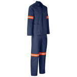 Trade Polycotton Conti Suit - Reflective Arms & Legs - Orange Tape