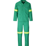 Trade Polycotton Conti Suit - Reflective Arms, Legs & Back - Yellow Tape
