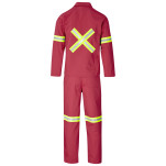 Trade Polycotton Conti Suit - Reflective Arms, Legs & Back - Yellow Tape