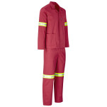 Trade Polycotton Conti Suit - Reflective Arms, Legs & Back - Yellow Tape