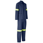 Trade Polycotton Conti Suit - Reflective Arms, Legs & Back - Yellow Tape