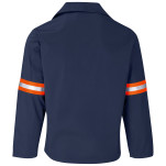 Site Premium Polycotton Jacket - Reflective Arms - Orange Tape