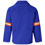 Site Premium Polycotton Jacket - Reflective Arms - Orange Tape