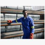 Artisan Premium 100% Cotton Jacket - Reflective Arms - Yellow Tape