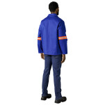 Artisan Premium 100% Cotton Jacket - Reflective Arms - Orange Tape