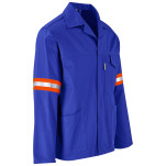 Artisan Premium 100% Cotton Jacket - Reflective Arms - Orange Tape
