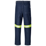 Cast Premium 100% Cotton Denim Pants - Reflective Legs - Yellow Tape