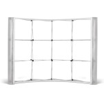 Legend Curved Banner Wall with Wings 2.85m x 2.25m