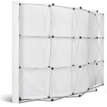 Legend Curved Banner Wall with Wings 2.85m x 2.25m