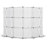 Legend Curved Banner Wall with Wings 2.85m x 2.25m