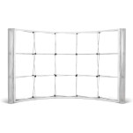 Legend Curved Banner Wall with Wings 3.5m x 2.25m