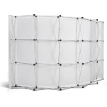 Legend Curved Banner Wall with Wings 3.5m x 2.25m