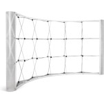 Legend Curved Banner Wall with Wings 4.2m x 2.25m